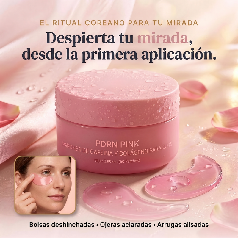 Parches contorno de ojos con PDRN y cafeína - ByMilora