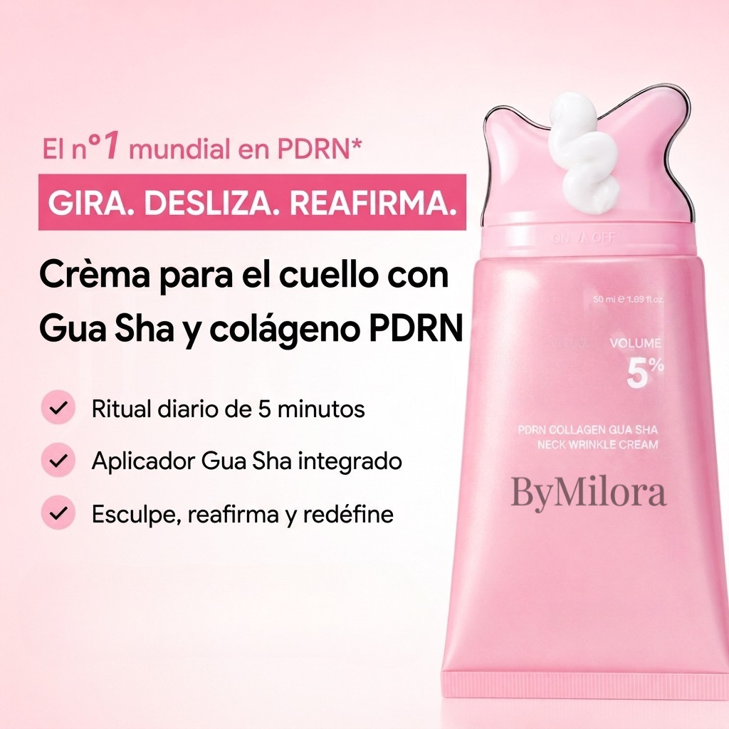 Crema Gua Sha Reafirmante Cuello y Óvalo – Bio-Colágeno & PDRN