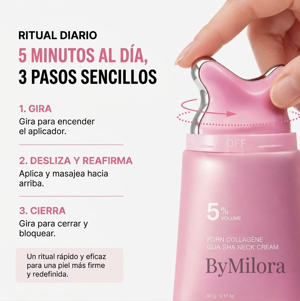 Crema Gua Sha Reafirmante Cuello y Óvalo – Bio-Colágeno & PDRN
