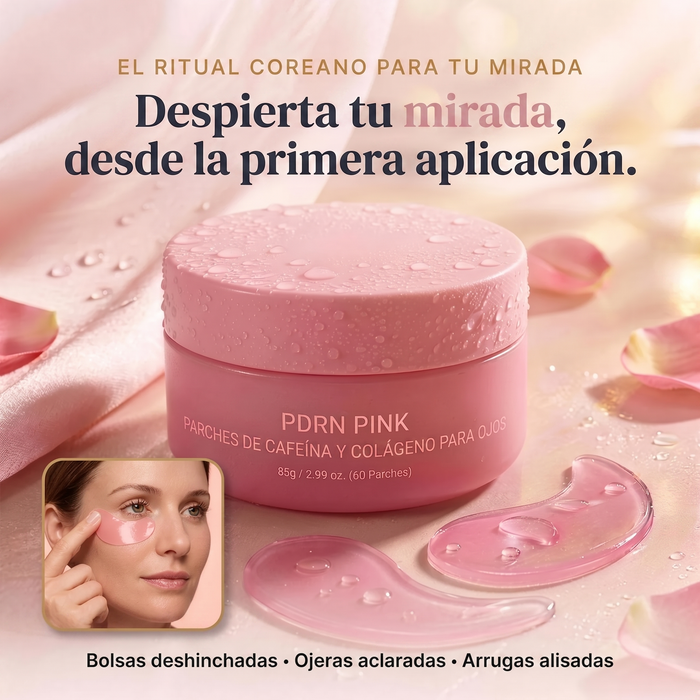 Parches de hidrogel para el contorno de ojos ByMilora con PDRN, cafeína y colágeno